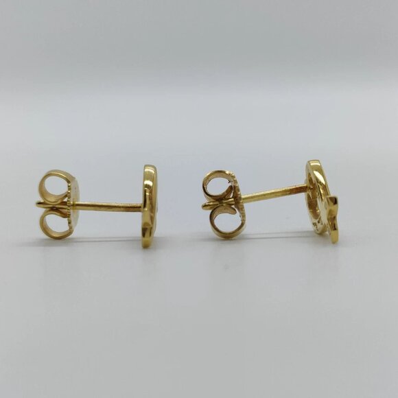 Tiffany and Co. Pierced Earring Loving Heart Picasso Gold 529-060225 - Picture 5 of 9